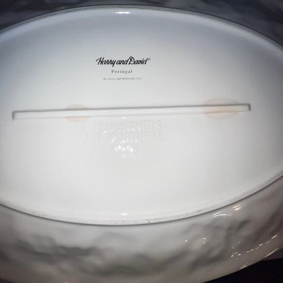 Harry & David 19.5 x 13.5 in Serving Platter Grapevine design Portugal - Picture 5 of 7